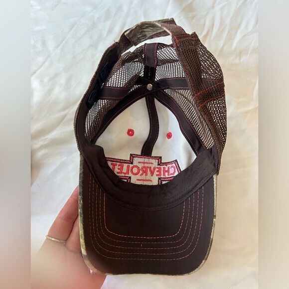 Camo and Pink Chevrolet Hat - Picture 4 of 4